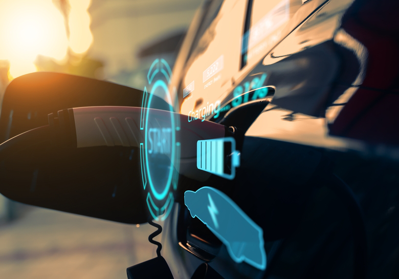 EV charging point for businesses in Scotland